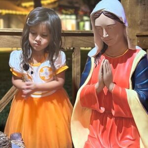 Star Wars BB8 Orange and White Tulle Dress